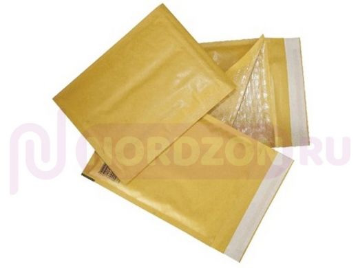Конверт-пакеты с прослойкой из пузырчатой пленки (150х210 мм), крафт-бумага, отрывная полоса, КОМПЛЕ