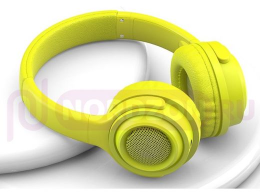 Bluetooth наушники большие (гарнитура)  EZRA BH03 Желтые наушники большие - гарнитура