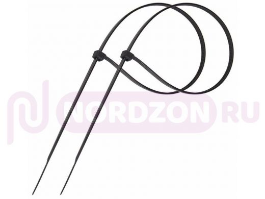 300х4мм кабельный хомут (стяжка нейлонoвая) nylon черная (100 шт) Proconnect