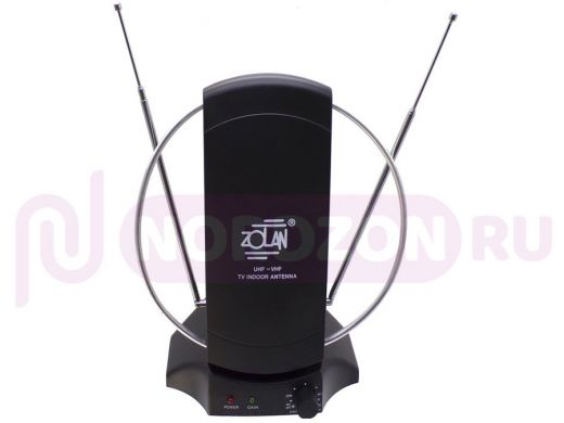 Модель FB-029  антенна комнатная МВ, ДМВ широкополосная активная с усилителем