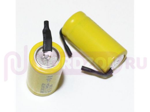 Аккумулятор 2/3 AA Sunrising 400 mAh 1.2V Ni-Mh с лепестками  (96101)