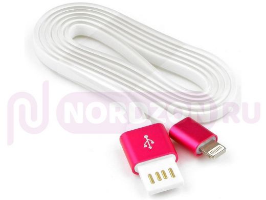 Шнур USB / Lightning (iPhone) Cablexpert CC-ApUSBr1m силиконовый шнур