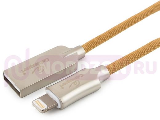 Шнур USB / Lightning (iPhone) Cablexpert CC-P-APUSB02Gd-1.8M, MFI, AM, серия Platinum, длина 1.8м,