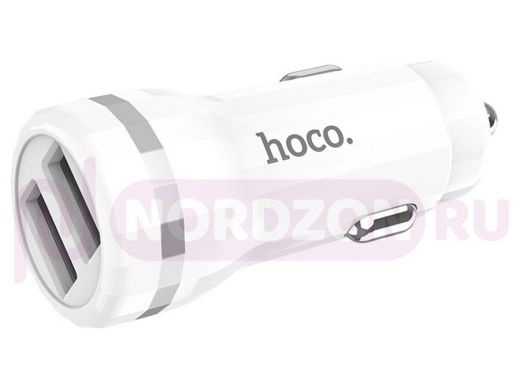 Автомобильный адаптер HOCO Z27 (2400mA,5V)