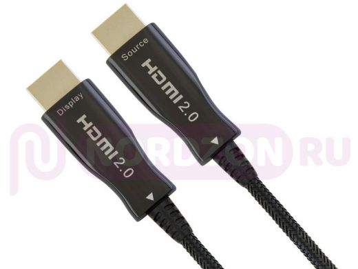 Шнур  HDMI / HDMI 50м  Cablexpert AOC Premium Series активный оптич. кабель HDMI  50м, v2.0,19M/19M,