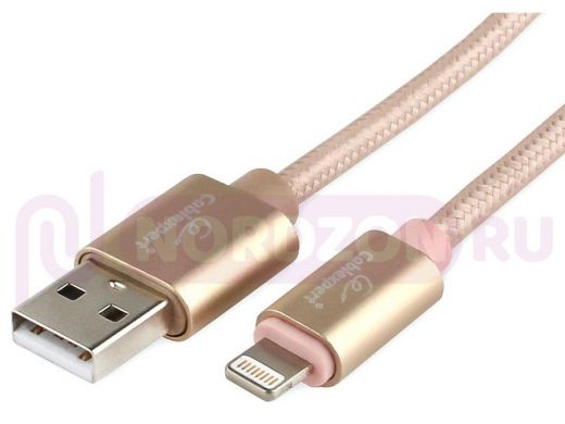 Шнур USB / Lightning (iPhone) Cablexpert CC-U-APUSB01Gd-1M золотой