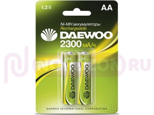 Аккумулятор AA 2300 mAh 1,2В Daewoo Ni-Mh BL-2 (цена за 1 элемент)