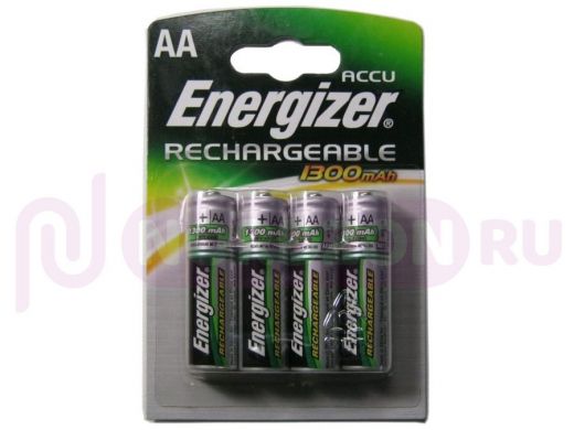 Аккумулятор AA 1300 mAh 1,2В Energizer NI-Mh BL-4 (цена за 1 элемент)