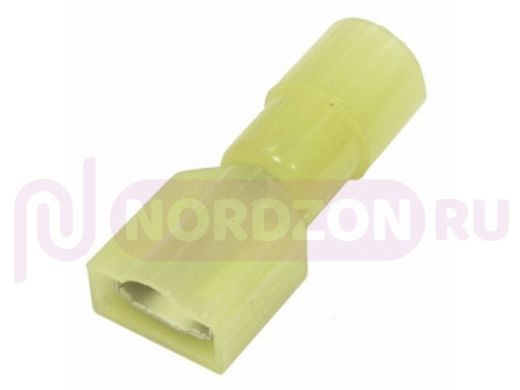 FDFNY5.5-250  yellow Клеммы ножевые изолированные