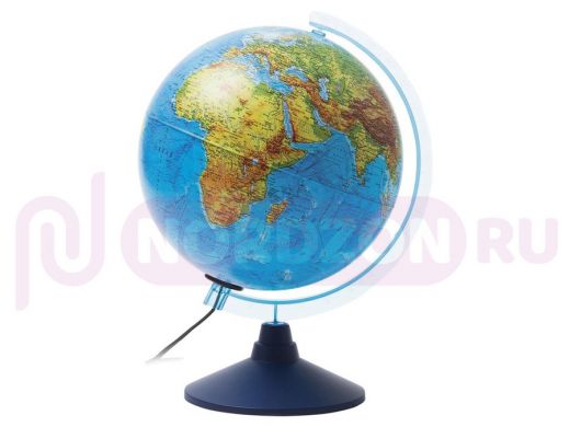Глобус физический GLOBEN "Классик Евро", диаметр 250 мм, с подсветкой, Ке012500189