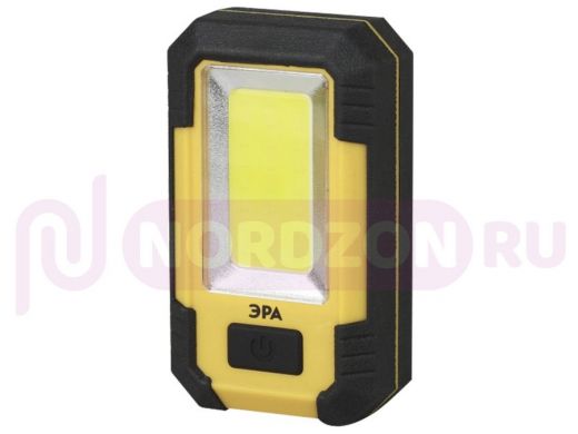 Фонарь светодиодный ЭРА RA-801, COB-LED, рабочий, магнит, крючок, аккумуляторный (USB-кабель в компл
