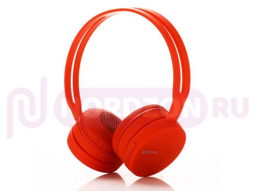 Bluetooth наушники большие (гарнитура)  EZRA BW02 Красные наушники - гарнитура (bluetooth)