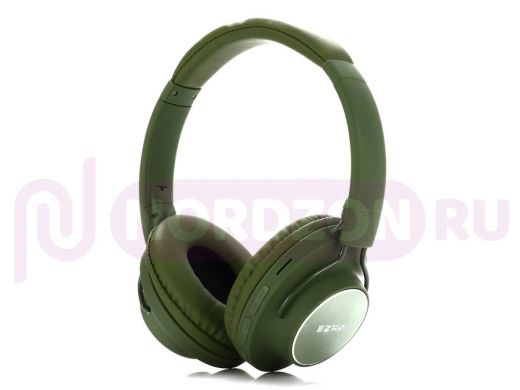 Bluetooth наушники большие (гарнитура)  EZRA BW03 Зеленые наушники - гарнитура (bluetooth)