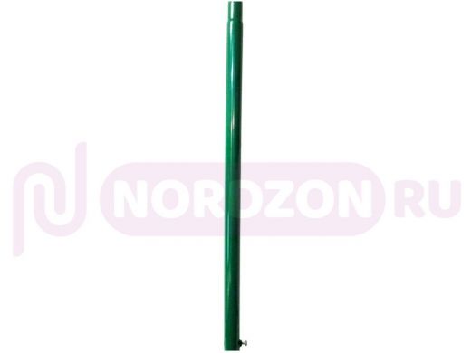 Секция для антенных мачт диаметром 51мм с болтом "МАУРУК-110438" зелёная, обжата на 60 мм, 1метр