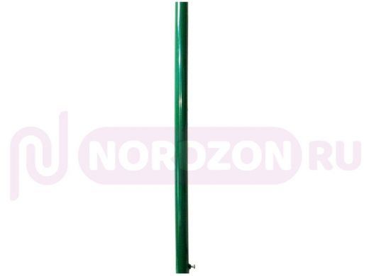 Опция для мачт диаметром 51мм "МАУРУК-110439" секция зелёная с заглушкой, не обжата,с болтом; 1метр