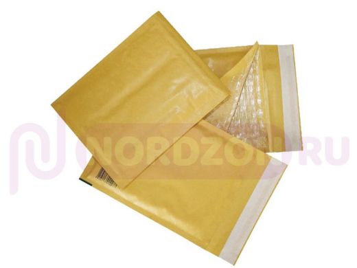 Конверт-пакеты с прослойкой из пузырчатой пленки (240х330 мм), крафт-бумага, отрывная полоса, КОМПЛЕ