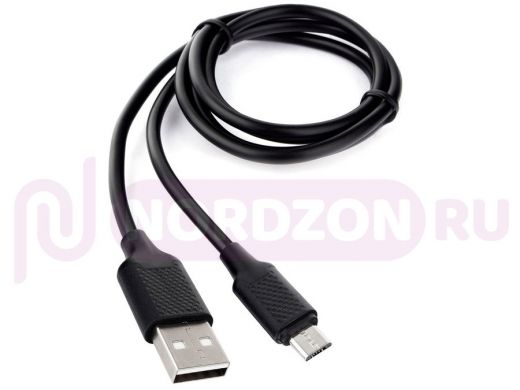 Кабель USB 2.0 Cablexpert CCB-mUSB2-AMBMO2-1MW, AM/microB, издание Classic 0.2, длина 1м, черный, бл