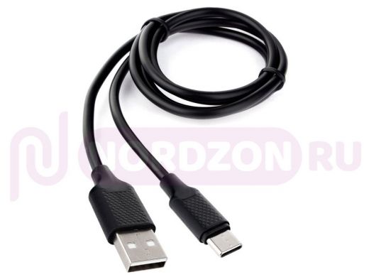 Шнур USB / Type-C Cablexpert CCB-USB2-AMCMO2-1MB, AM/Type-C,издание Classic 0.2,длина 1м,черный,2,0