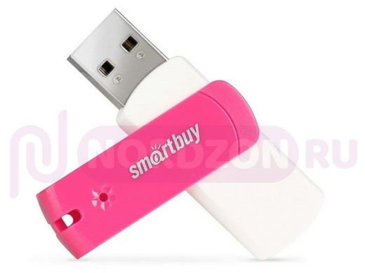 Накопитель USB   8GB  Smartbuy  Diamond  розовый