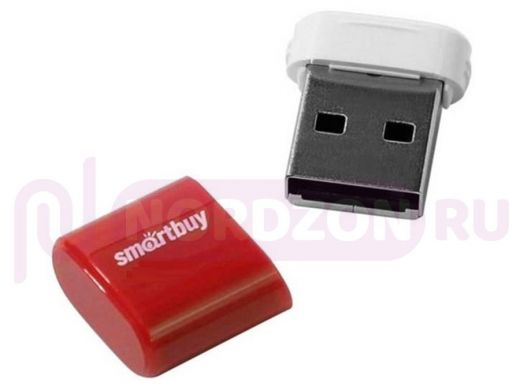 Накопитель USB   8GB  Smartbuy  Lara  красный