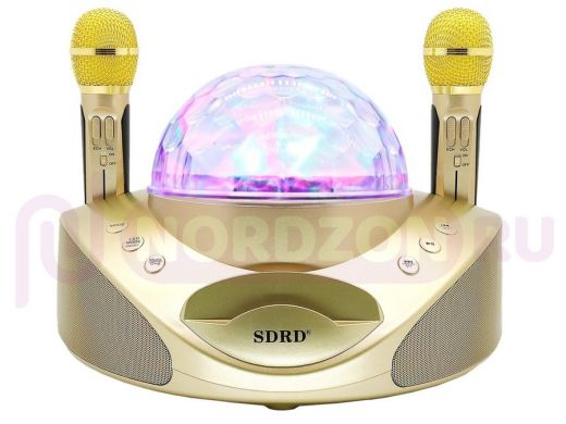 Микрофон караоке, SDRD SD-308 Золото Караоке система