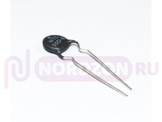 Термистор NTC (10D- 9) 10 Ом, d=9мм   для ограничения пусковых токов