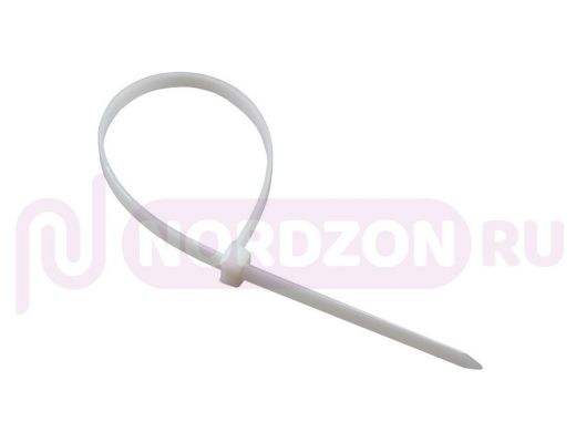 200х4,0мм кабельный хомут (стяжка нейлонoвая) nylon белая (100 шт) REXANT