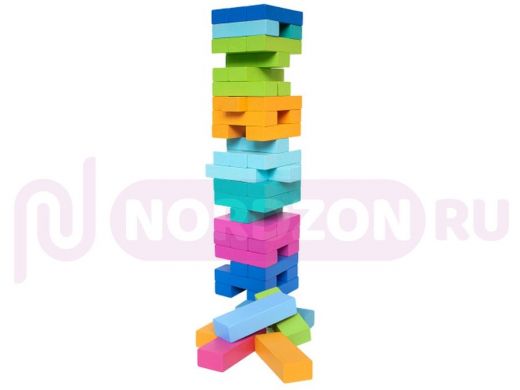 Логический игровой набор  "Башня"" Томик" ( 54 дет.)  игрушки из дерева