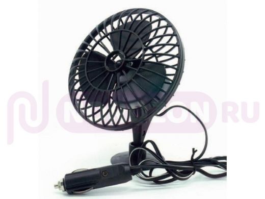 Вентилятор автомобильный AVS Сomfort 9041 12В 5" (корпус: пластик, цвет:чёрный)