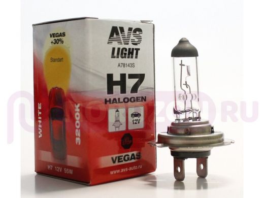 Галогенная лампа AVS Vegas H7.12V.55W.1шт.