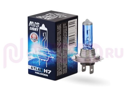 Галогенная лампа AVS ATLAS BOX/5000К/ H7.24V.70W.Коробка-1шт.