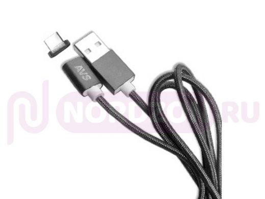 Шнур USB / Type-C AVS (1м) магнитный TC-M3 (блистер)