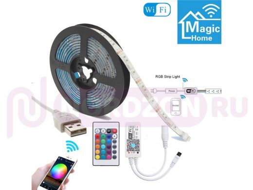 Огонек OG-LDL18 RGB светодиодная лента 1м (WI-FI,USB)