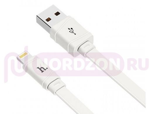 Шнур USB / Lightning (iPhone) Hoco X5 Черный кабель USB 2.4A (iOS Lighting)