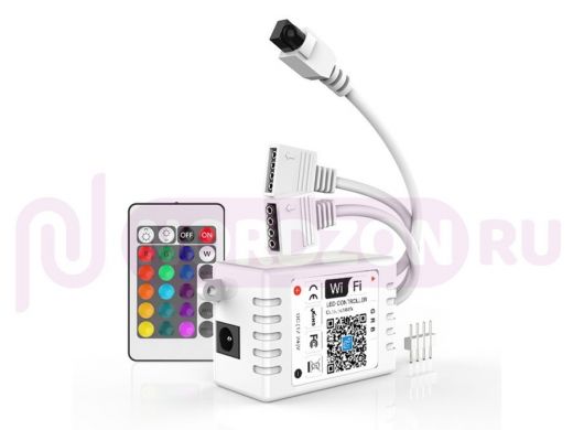 LED контроллер Огонек OG-LDL27  (Wi-Fi, 2*RGB,пульт)