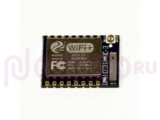 Модуль: UART - WIFI  на  ESP8266 WIFI ESP-7, керамич.антенна, разъём под внешнюю
