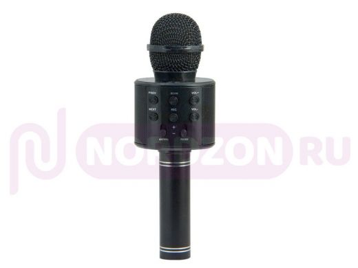 Микрофон караоке, с Bluetooth Superstar, чёрный