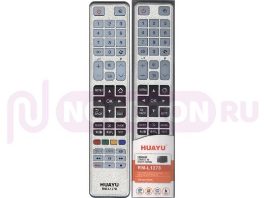 Телевиз. пульт HUAYU (for TOSHIBA) RM-L1278 корпус как CT-8040