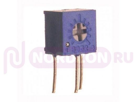 Резистор подстроечный 3362W 200R