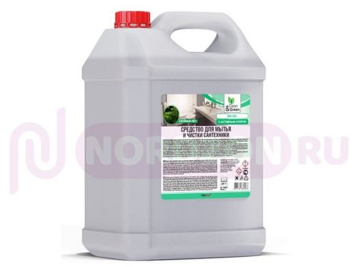 Средство для мытья и чистки сантехники (на основе активного хлора) 5 кг Clean&Green CG8053