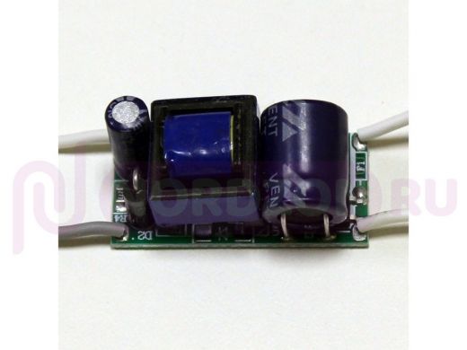 Модуль: Драйвер  LED (LED DRIVE)  AC 85-265V/ (от 4 до 7 х 1WT LED, 300mA) 