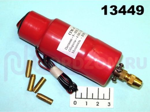 Минидрель СГМ-4 (12-36В, 2,5А, 30Вт, до 18000 об/мин) + патрон кулачковый d=0,1-3мм