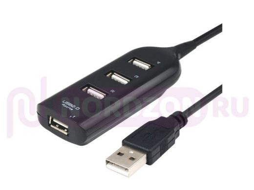 Концентратор USB на 4 порта (хаб, HUB) (шт USB на 4 USB-гнезда)
