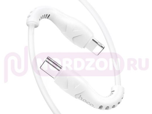 HOCO X55 Белый кабель USB 3A (iOS Lighting-TYPE-C) 1м