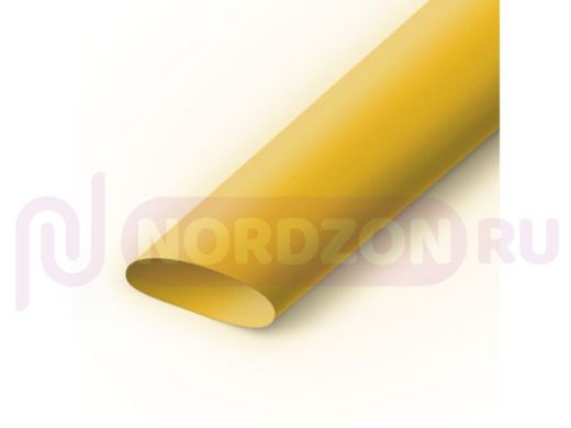 Термоусадочная трубка 2,0/1,0мм (1 м) жёлтая, Rexant