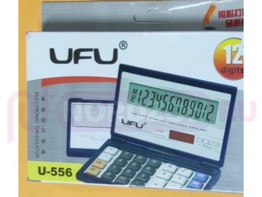 Калькулятор складной UFU U-556 (12 разр.,крупн.кн.)