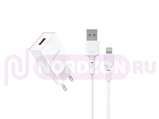 Зарядное устройство Lightning  SENDEM OG02 Белый iOS Lightning ЗУ с USB (5В, 3100mA)