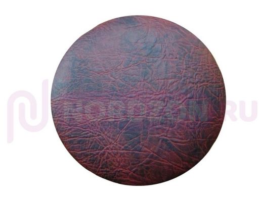 Сиденье для табурета "TABURETTO-14949" диаметр 310мм бордовый, экокожа