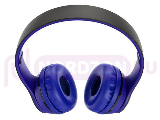 Bluetooth наушники с микрофоном (гарнитура)  BOROFONE BO4 Синие