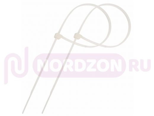 200х4,0мм кабельный хомут (стяжка нейлонoвая) nylon белая (100 шт) Proconnect